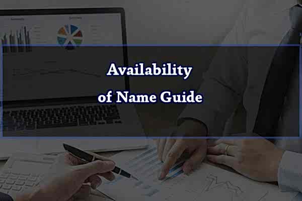 Availability of Name Guide